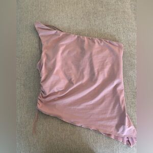 Brand new free people movement one shoulder top with built in bra size XL